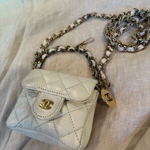 CHANEL Quilted Mini Nano Crossbody